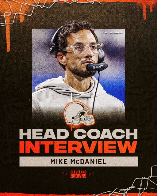 We're interviewing Mike McDaniel for our head coach opening

📰 Read more: https://t.co/re0JjR6MtQ 