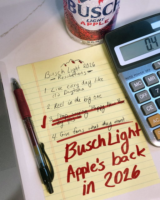 We heard you really like Busch Light Apple (we really do read the comments) 😏 ​

Coming back SOON for a limited time only 