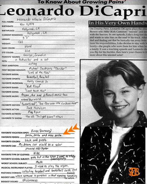 Nikki Glaser was NOT joking about Leonardo DiCaprio’s 1991 Teen Beat interview 🍝😂 (via @goldenglobes) 