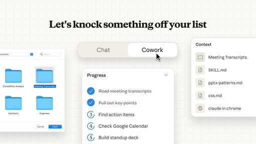 Introducing Cowork: Claude Code for the rest of your work.

Cowork lets you complete non-technical tasks much like how developers use Claude Code. 