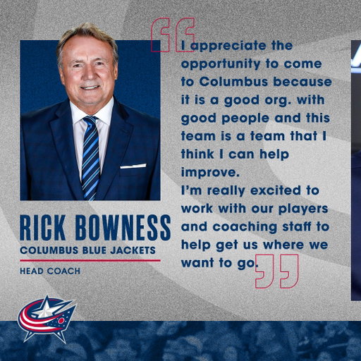 WELCOME TO COLUMBUS BONES!

Get to know your new CBJ bench boss, Rick Bowness 💥 