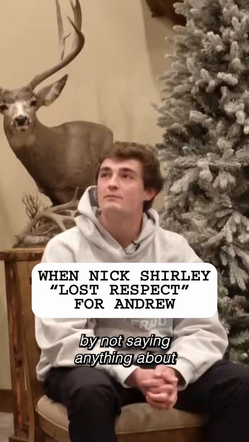 Nick Shirley “lost respect” for Andrew for not speaking on the death of Charlie Kirk (even though he did) 