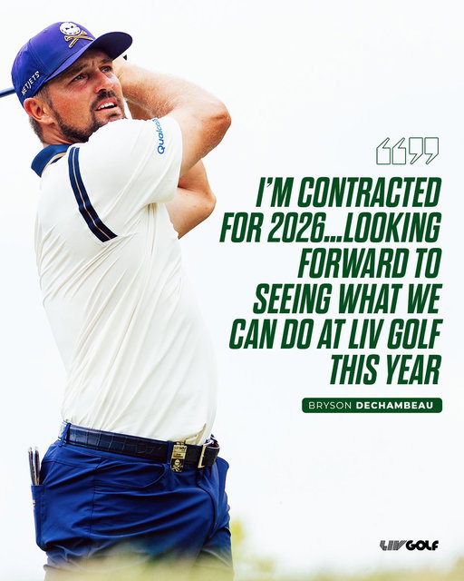 🔒 @brysondech is locked in for 2026

#LIVGolf @Crushers_GC 