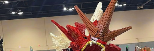Tap to reveal a Pokémon x LEGO masterpiece.