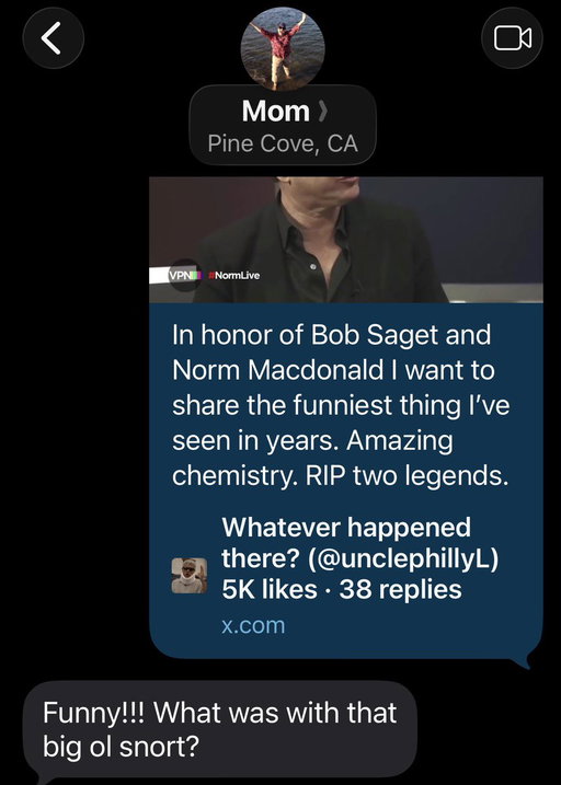 @seanoconnz My mom was curious about it 