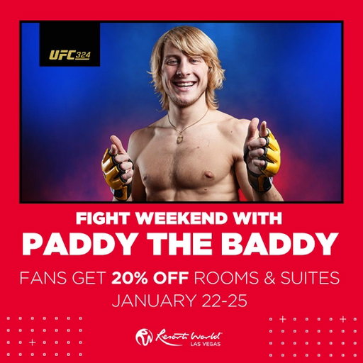 I’ve got my fans backs! 20% off rooms if your coming to Vegas to watch the Baddy.

https://t.co/dwz5li6lQ9 