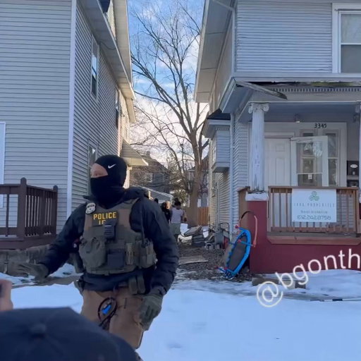 BREAKING: Absolute mayhem as ICE invades Minneapolis neighborhood, grabs teenagers and tussles with local residents observing their actions. This does not make America safe.

Share widely.
