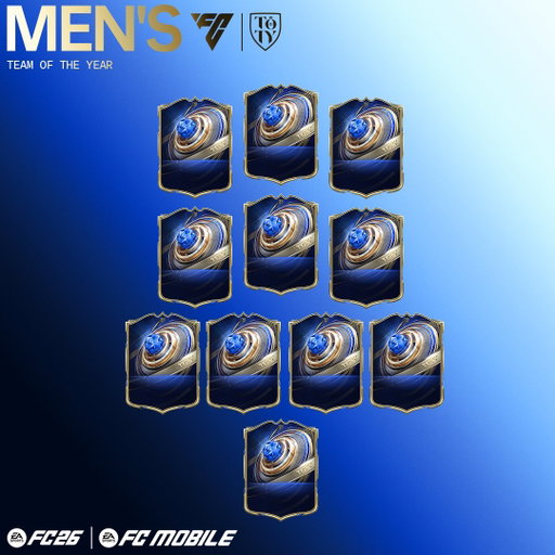 The TOTYs are yours.

As voted by you, introducing the #FC26 Men's Team of the Year.

#TOTY 