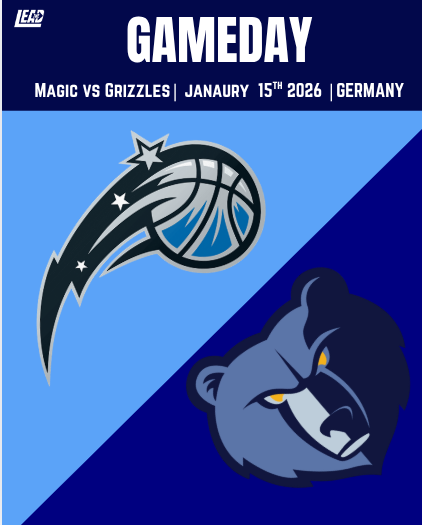 GAME DAY!!!!!
after a 4 day break the Magic have reached Germany to play the Grizzles in a early game at 2pm EST time!

What are you looking forward too? 