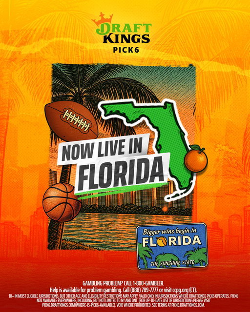 Pick6 is live in Florida before GTA 6. 💀

Now available in the Sunshine State. 