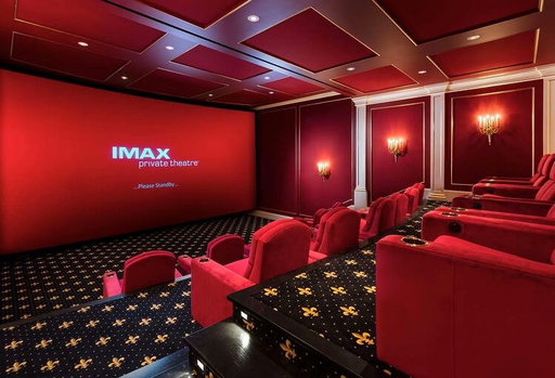 For the price of $1M @IMAX can build you a home cinema at your house or on a yacht. 