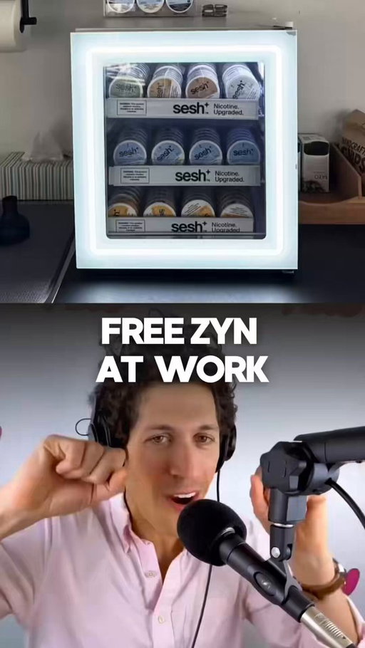 The Biz Takeaway: If you want to understand culture, open the corp fridge.

2015 work perks = free kombucha, Kind Bar closet, full fridge of Grk yogurt.
44% of cos offered free snacks — the goal: make workers happy + keep them in the office longer.

10 yrs later, those fridges look diff.
In this economy, way less free stuff.

And instead of nap pods + dried mango, now it’s nicotine.
Reflects the pivot in priorities → productivity (or at least presumed productivity).

AI ind is so cutthroat rn, some employers are basically endorsing your new drug habit.

Wanna know where culture’s headed?
Open the corp fridge. See what’s free.