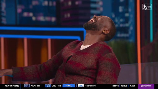 After 14 hours, delirium set in on the NBA on Prime set 😂 