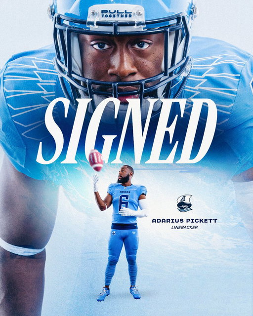 THE PARTY STARTER RETURNS 🎉

We’ve signed CFL All-Star Adarius Pickett. 