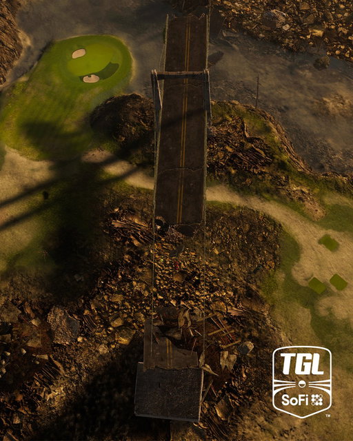 🚨 NEW HOLE DESIGN JUST DROPPED 🚨

The Last Toll | Par 3 | 241 yds

In a world that fell apart, this bridge still decides who gets through.

Designed by Gil Hanse, The Last Toll asks for courage under the truss, touch over the road, or craft around the towers. There’s no toll booth here—the only toll players will pay will be in choosing trajectory and shot shape, plus holding their nerve.

Playing as long as 241 yards, teams will be asked to either hit a high fade over the broken road, a draw around the bridge towers, or a low shot to thread the needle under or through the mayhem.

Which leaves the final question... how will you pay the toll?