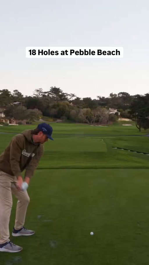 18 Holes at Pebble Beach @gm__golf 