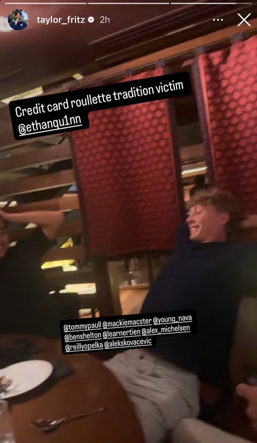 Ethan Quinn gonna go broke paying for this dinner RIP 
