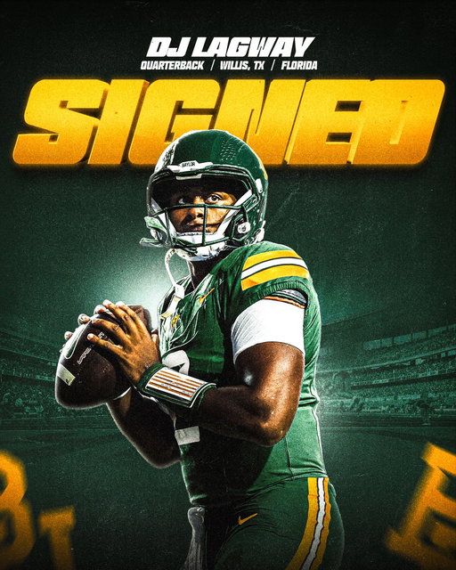 Newest member of the Baylor Family ➡️ @DerekLagway 