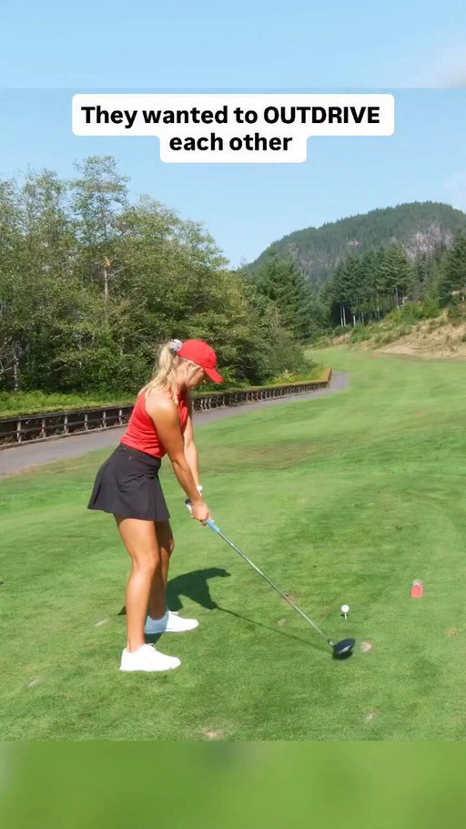 Who’s out driving who?! Being super competitive with tons of laughs and smiles…. We proudly embrace the “Hit and Giggle” GGG — the one and only.  Sabrina, Cailyn, Alexa, Sara &amp; Maddie 💕 — check them out in our Canada series https://t.co/OCQO7jcAcM 