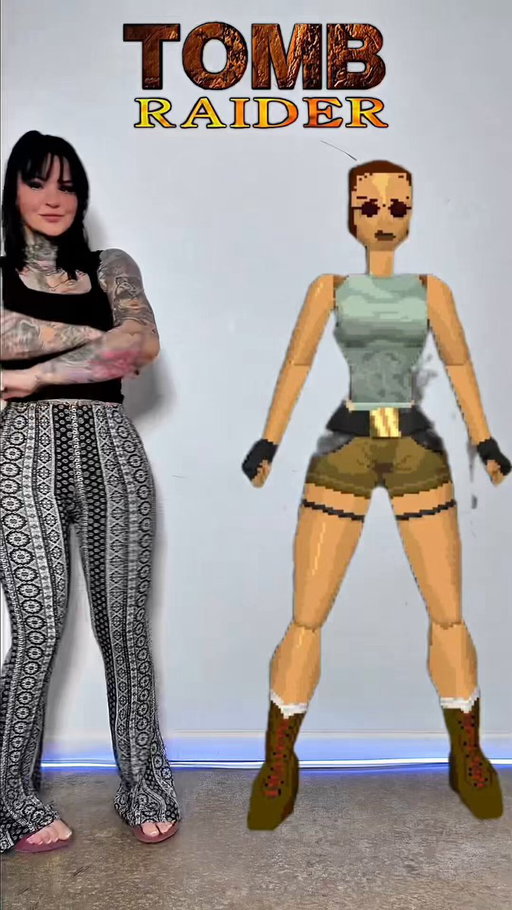 1996 Lara Croft #tombraider 