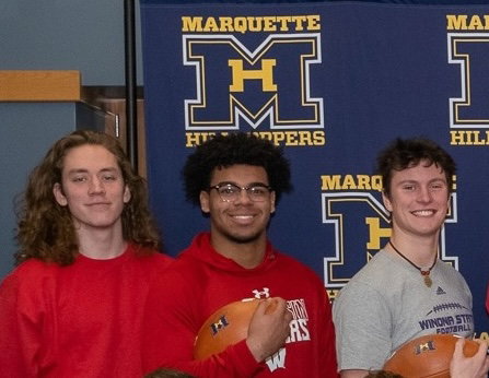 RT @marquettehigh: A Hilltopper and a NATIONAL CHAMPION! 

Congratulations Riley Nowakowski '20! 