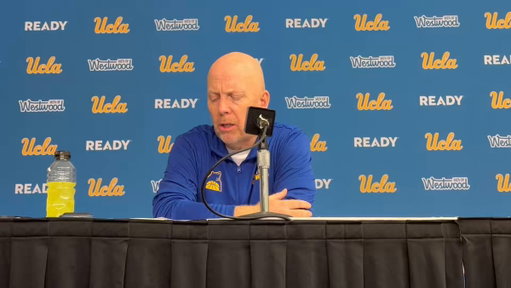 Mick Cronin after UCLA's win over No. 4 Purdue:

"I want to thank the Big Ten for giving us 5 of our first 7 on the road, and giving us the team picked to win the league on two days' rest. I really wanna thank the Big Ten for that..." 😳
