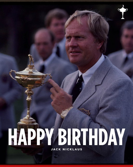 Happy Birthday Jack Nicklaus! 🏆🏆🏆🏆🏆🏆🏆

#GoUSA 