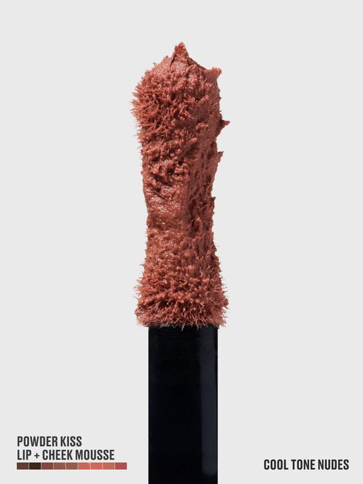 Winter calls for cool-toned nudes ❄️. Swipe on hazy matte hues of NEW MAC Powder Kiss Lip + Cheek Mousse for the perfect natural flush of 10HR moisturizing color – this season and beyond.

Habit (peachy nude)
Chestnut (deep warm brown)
Buffiest (warm beige)
Taken (warm-toned light brown)
It’s Personal (cool dusty rose)
Creamsicle (midtoned raspberry peach)
Date-Maker (warm nude)

Shop now – online or at your nearest MAC Store.
#MACPowderKiss