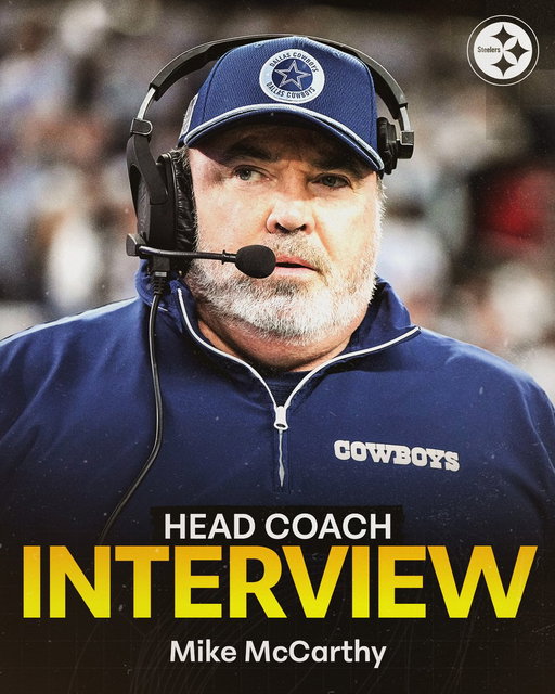 We have completed an in-person interview with Mike McCarthy for our head coach position.

📝: https://t.co/YSVCk01lBJ 