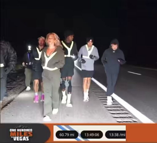 3AM and we’re still going strong.. 60 MILES IN 