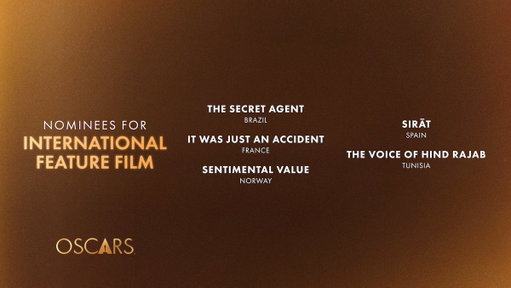 Going global with this year's nominees for International Feature Film. #Oscars 
