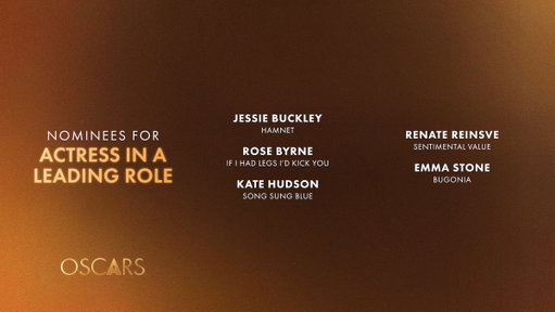 The nominations for Actress in a Leading Role go to... #Oscars 