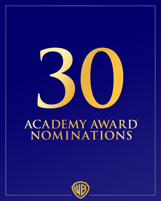 Thank you to the Academy for recognizing our cast and crew with 30 Academy Award® nominations this year, including a record-setting 16 nominations for @SinnersMovie including Best Picture, 13 nominations for @onebattlemovie including Best Picture, and 1 nomination for Weapons.

A huge congratulations to all the incredible casts and creative teams, so well deserved!

@TheAcademy | #Oscars