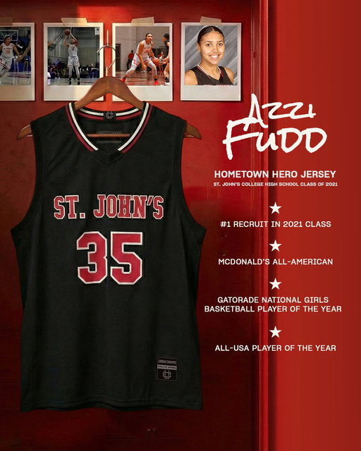 Our favorite hometown hero 😍

Azzi's @SJCHSBBALL jersey is now available! 👏👏

Shop: https://t.co/Om8B7xS1er 