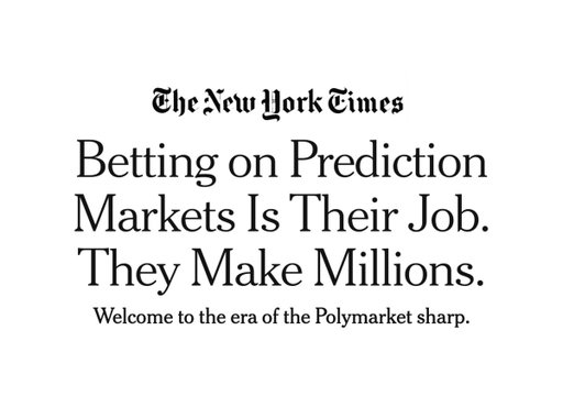 Welcome to the era of the Polymarket sharp. 