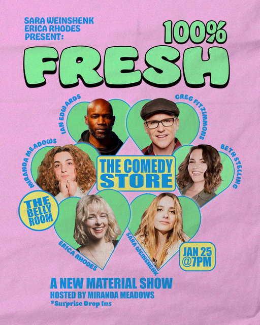 Come see my new material show I produced with  @ericarhodes 🔥🔥@IanEdwardsComic @GregFitzShow @BethStelling @TheComedyStore https://t.co/KhGXtlFLtL 