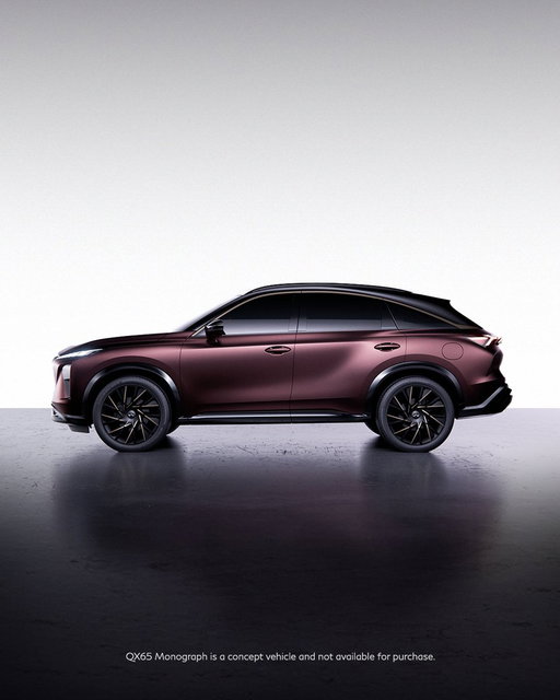 Motion captured in form. Say hello to the QX65 Monograph concept. 