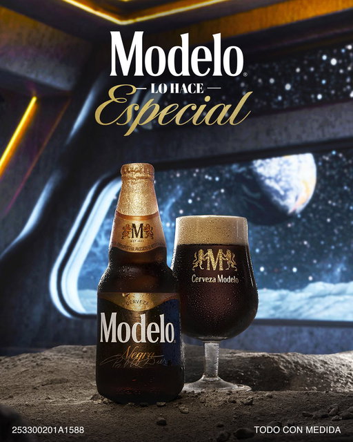 El sabor que te aterriza al presente, es Negra Modelo 🌙✨🖤 #ModeloLoHaceEspecial 