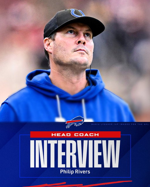 We have completed an interview with Philip Rivers for our head coaching position.

📰: https://t.co/1vTvKN2WhM 