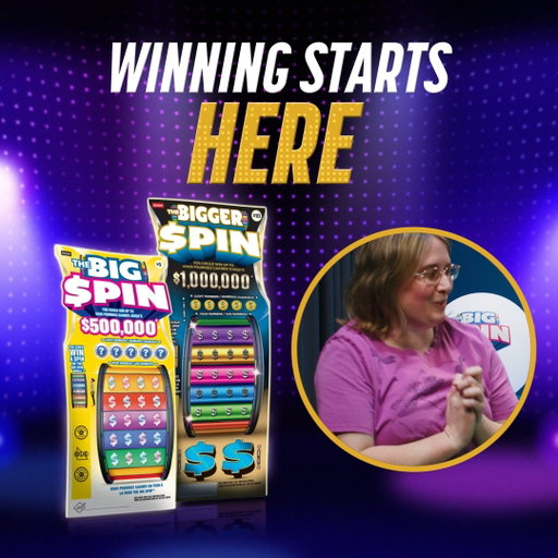 Nikki won $150K on the Big Spin! 🤑 Want your chance? 🎉 Pick up a ticket today! 