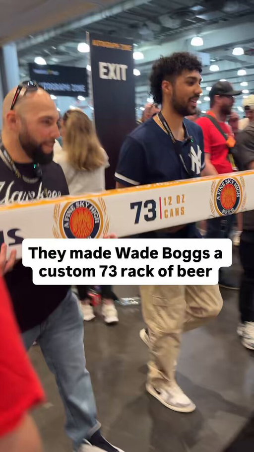 Happy Friday everyone. Especially these two guys and the legend, Wade Boggs 🍻 