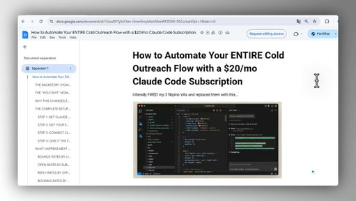 i FIRED my 3 filipino setters and replaced them with claude code…

automating my ENTIRE cold outreach flow with a $20/mo subscription

now i'm giving away a FULL masterclass on how to do the same

like + comment "AI" and i'll send it over

(must be following + RT for priority access)