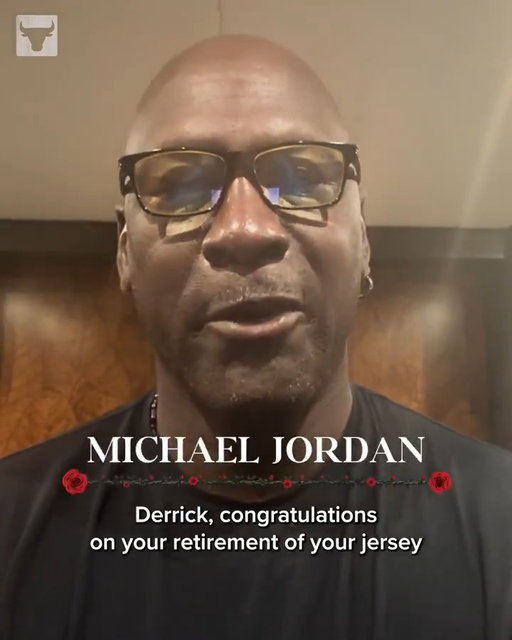 Michael Jordan has a message for D-Rose 🐐 