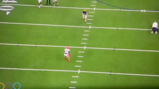 Another day of Iowa’s Kaden Wetjen showcasing his skills at the East-West Shrine Bowl. Stem work causes false steps and plenty of separation.

Top return man in the draft continues to show what he can do at WR. 