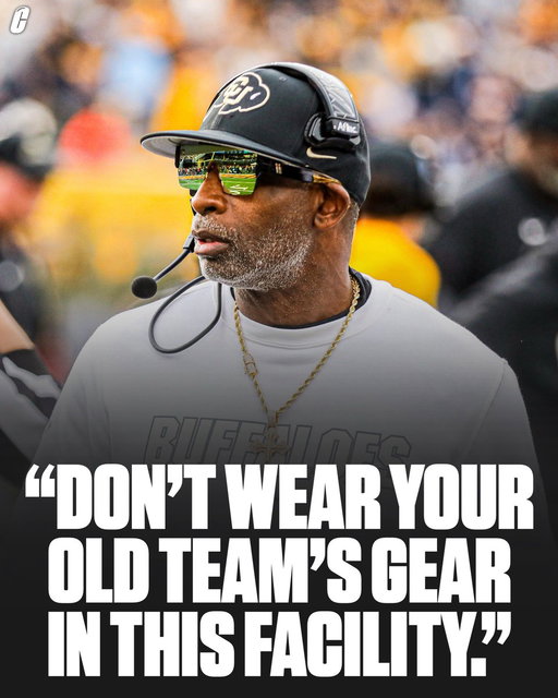 Deion Sanders will not allow any players to wear old gear in the Colorado Facility👀 