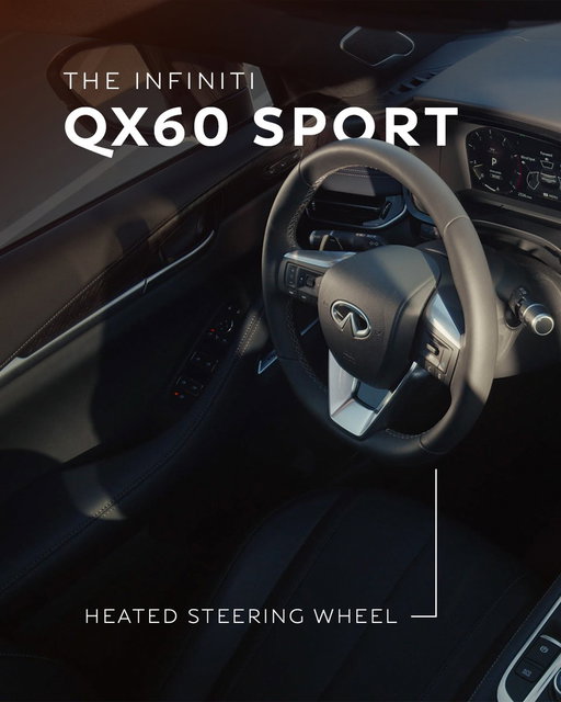 An insider look at what SPORT looks like. The first-ever QX60 SPORT Trim, that is. 