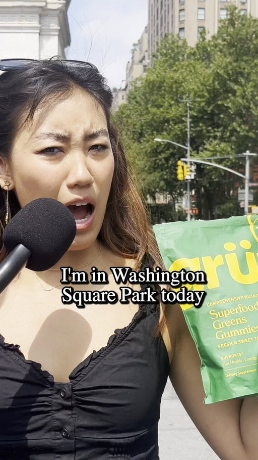 Everyone wants to be healthy until they have to drink a kale smoothie.

We handed out Grüns in the park. No blender. No mess.

The verdict? "Shockingly really delicious."

You don't need to suffer to get your greens.

That's StreetTalk.

#Advertising #StreetTalk #Gruns 