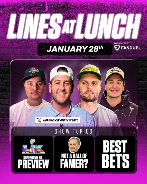 BILL'S NOT A HALL OF FAMER 😱

@BookitWithTrent joins the show to break down the Bill Belichick HOF drama, plus some Early Super Bowl disscusion!

TUNE IN AT 12PM EVERYWHERE 📺 
🟪 https://t.co/4BBmFuc6Q5 
🟥 https://t.co/dgkD4B8SsV 