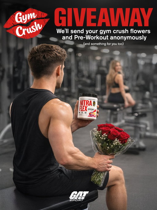 🚨🌹SECRET GYM CRUSH GIVEAWAY🌹🚨
We're giving you the perfect opportunity to make a move..without actually making a move, because if you win, we will be doing it for you! Yes, you'll stay anonymous!🤫 
Enter for your chance to score your secret gym crush and yourself a Valentine's Day gram!💙

🏆 Three lucky winners will score: 
✔️Nitraflex Sport Pre-Workout (Sent to you & your Gym Crush)
✔️NEW Creatine Chews (Sent to you & your Gym Crush)
✔️Bouquet of Flowers (Sent to your Gym Crush)

How to Enter: 
1️⃣ FOLLOW @GATSportUSA
2️⃣ RE-TWEET this tweet
4️⃣ SIGN-UP HERE: https://t.co/6krLAQF4dr (where you'll submit your Gym Crush's Instagram handle so we can reach out to them on your anonymous behalf)

🏆 3 lucky winner will be selected by February 9th.

No purchase necessary to enter or win. Purchasing an item will not increase the chances of winning. Offered to legal residents of the fifty (50) USA, 18+ Void where prohibited by law.