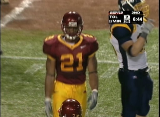 Laurence Maroney and Marion Barber III college highlights just hit different 🎥⚡️

#RTB #SkiUMah #Gophers 